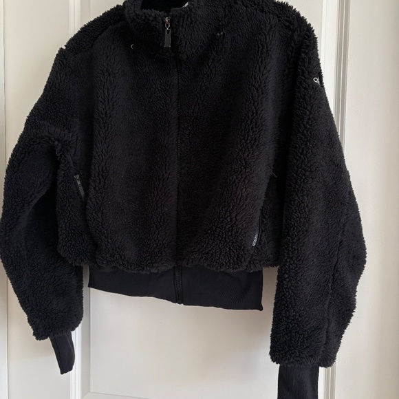 Alo Yoga Foxy Sherpa Jacket Black S - Picture 5 of 15